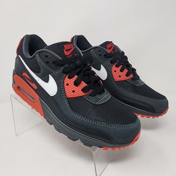 Nike Air Max 90 Mens Mystic Red Running Gym Active Sneakers